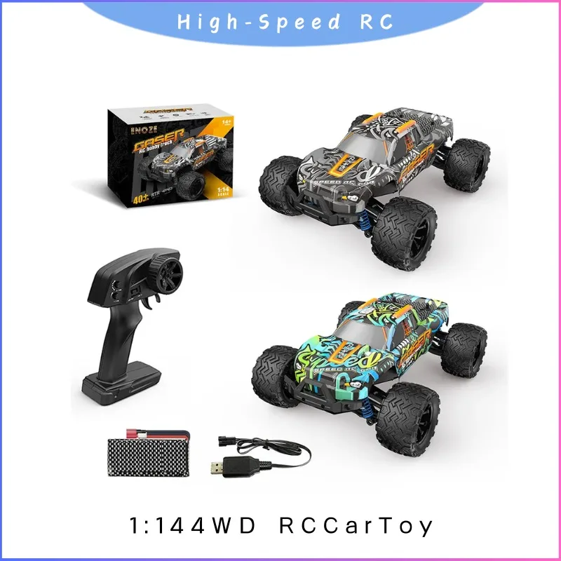 High Speed 4x4 RC Truck, 1:14 Scale 4WD Waterproof Off-Road Vehicle for Racing and All Terrain Driving, 2.4G
High Speed 4x4 RC Truck, 1:14 Scale 4WD Waterproof Off-Road Vehicle for Racing and All Terrain Driving, 2.4G