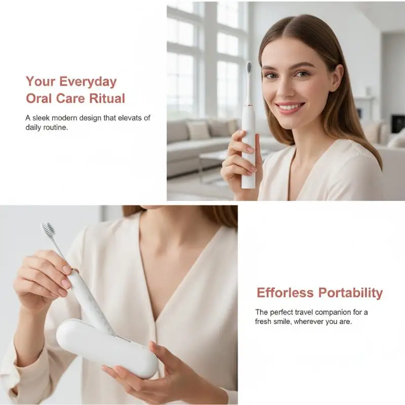 Electric Ultrasonic Toothbrush Six Speed Mode Home Soft Hair USB Charging Waterproof Adult Tooth Cleaner
Electric Ultrasonic Toothbrush Six Speed Mode Home Soft Hair USB Charging Waterproof Adult Tooth Cleaner