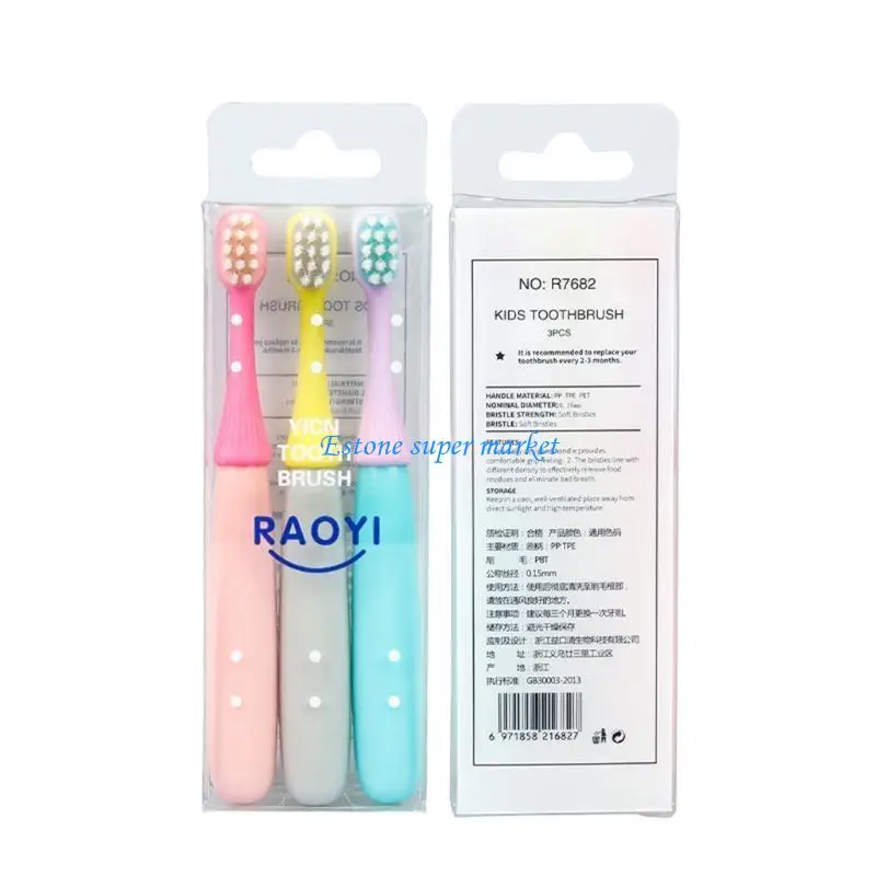 090B 3 Pcs/Set Soft Bristles Children Toothbrushes Cartoon Mushroom for Head Teeth Brush Baby Kids Dental Hygiene Care
090B 3 Pcs/Set Soft Bristles Children Toothbrushes Cartoon Mushroom for Head Teeth Brush Baby Kids Dental Hygiene Care