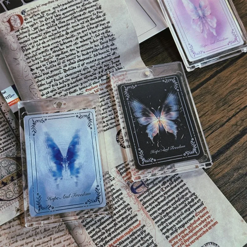 Creative Butterfly Dynamic Pattern Cards Anime Action Figure Cartoon Grating Card Bookmark Backpack Pendant Gifts for Girlfriend
Creative Butterfly Dynamic Pattern Cards Anime Action Figure Cartoon Grating Card Bookmark Backpack Pendant Gifts for Girlfriend