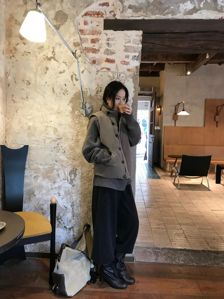 Faionable All Wool Knitted Trousers Women's High Waist Lantern Pants Autumn Winter New Arrival Casual Sle Zhong He
Faionable All Wool Knitted Trousers Women's High Waist Lantern Pants Autumn Winter New Arrival Casual Sle Zhong He