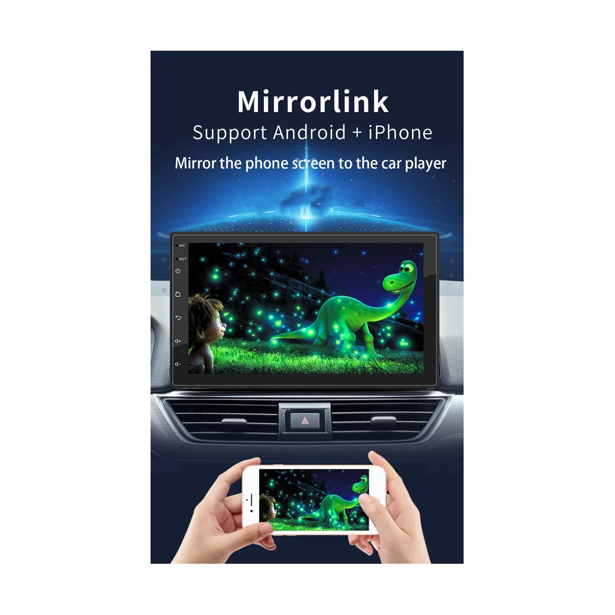 7 Inch Car Radio Carplay Android Auto, 2+32G Android 10.1 2Din GPS Multimedia Player Bluetooth, FM, Camera, Mirror Link
7 Inch Car Radio Carplay Android Auto, 2+32G Android 10.1 2Din GPS Multimedia Player Bluetooth, FM, Camera, Mirror Link