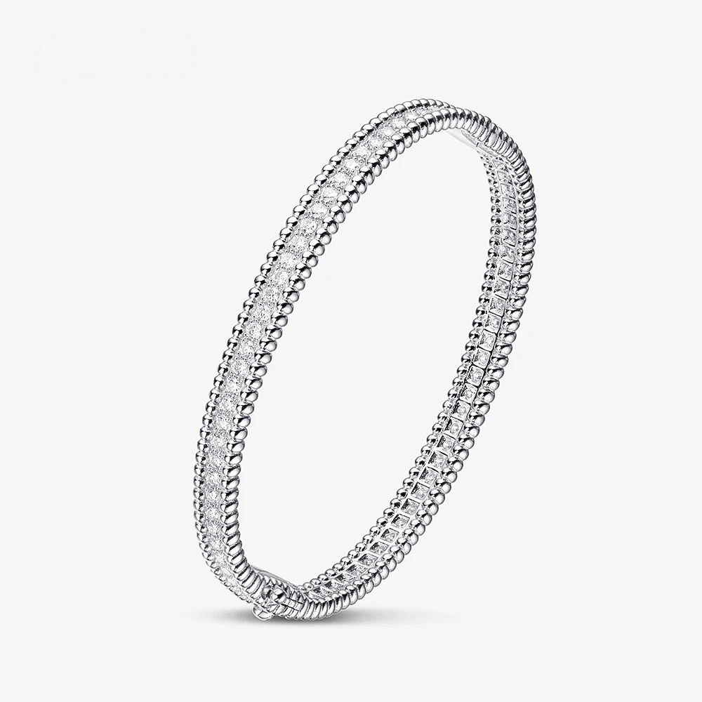 Karloch 100% 925 Sterling Silver 2mm Full Moissanite Bangle For Women 18k White Gold Plated Diamond Bracelet Party Fine Jewelry
Karloch 100% 925 Sterling Silver 2mm Full Moissanite Bangle For Women 18k White Gold Plated Diamond Bracelet Party Fine Jewelry