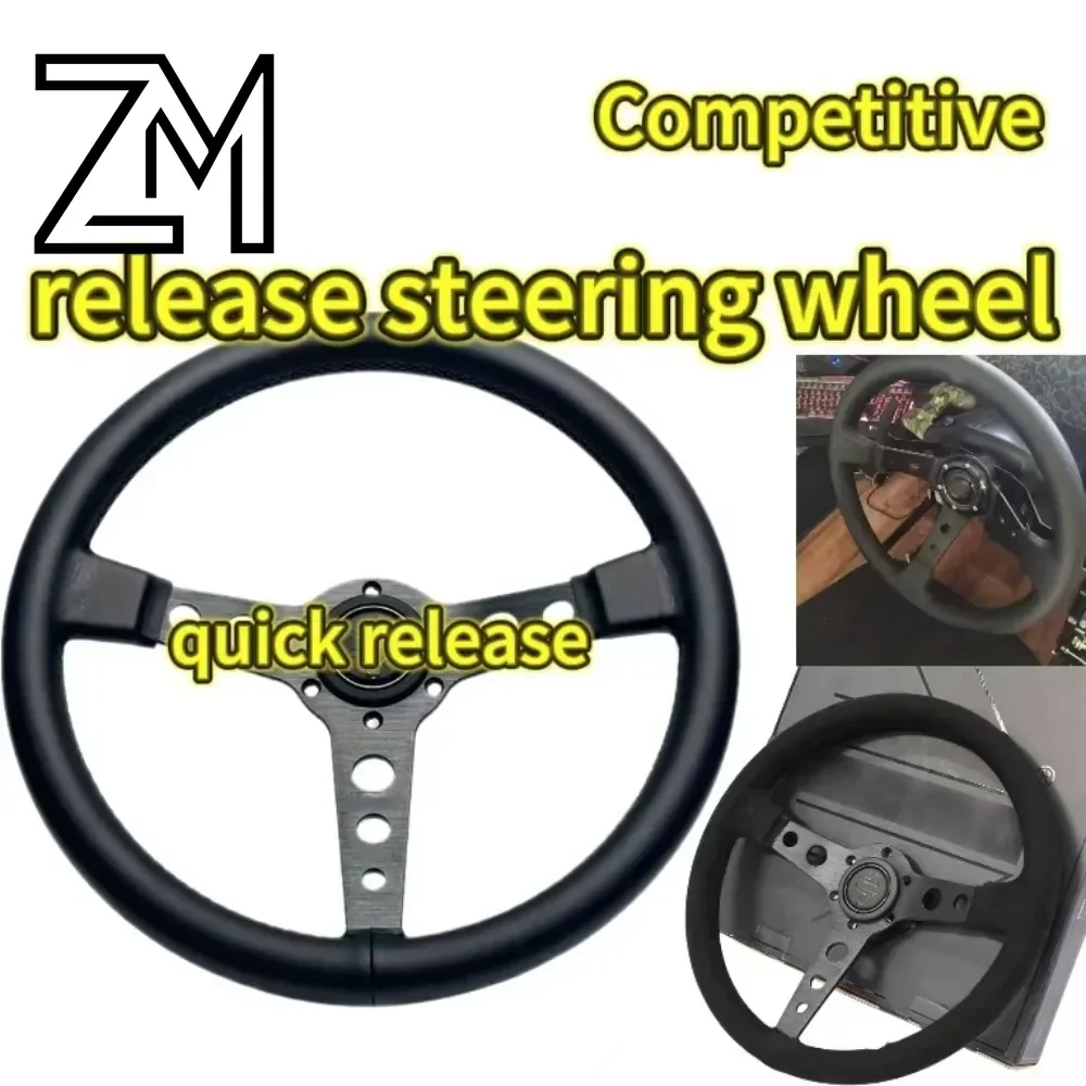 Comfortable P5 14-inch Universal Personalized Racing and Sports Quick-Release Steering Wheel with 350mm Diameter for Vehicles
Comfortable P5 14-inch Universal Personalized Racing and Sports Quick-Release Steering Wheel with 350mm Diameter for Vehicles