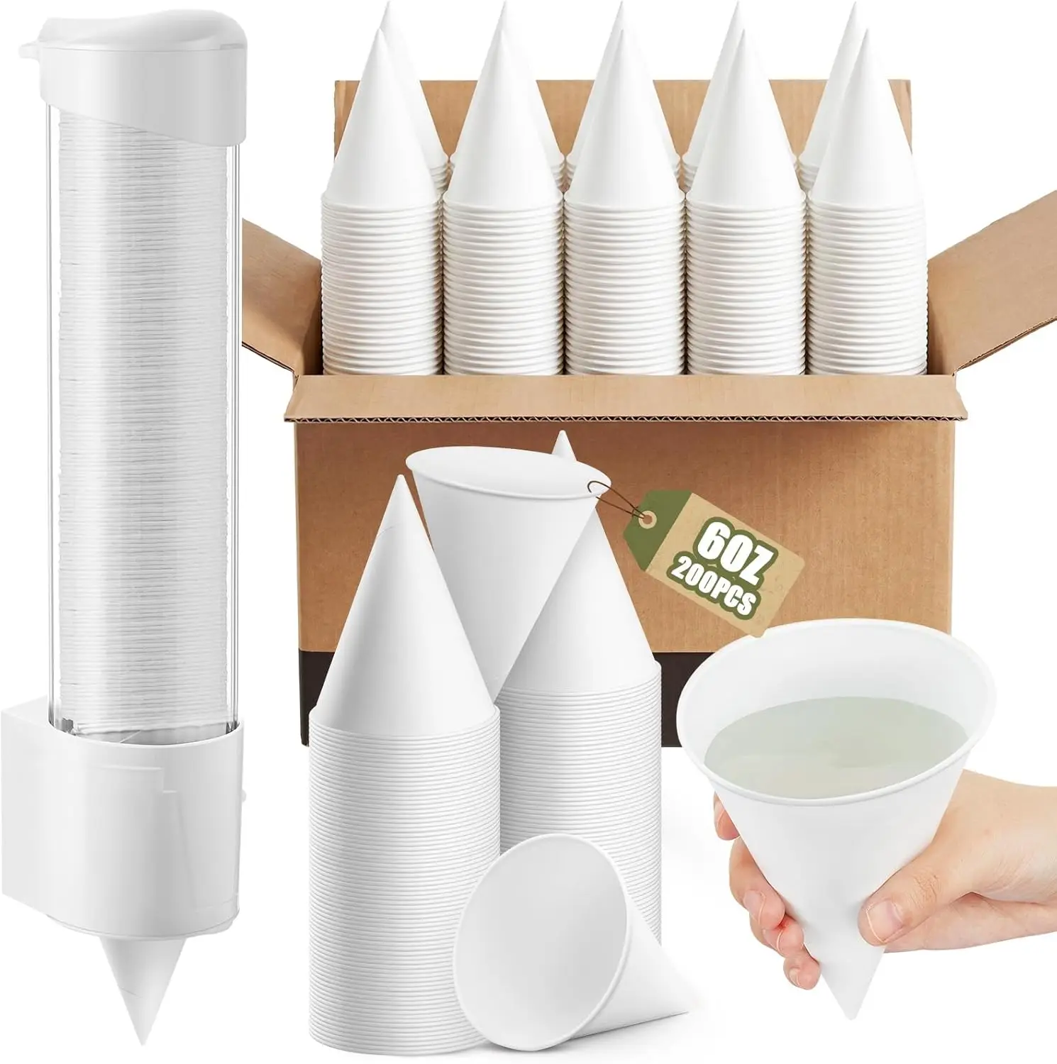 200 Pcs 6 oz Snow Cone Cups Paper Thicken Disposable with 1 Cups Dispenser Pull Type Wall Mount Cup Holder Paper for Res
200 Pcs 6 oz Snow Cone Cups Paper Thicken Disposable with 1 Cups Dispenser Pull Type Wall Mount Cup Holder Paper for Res