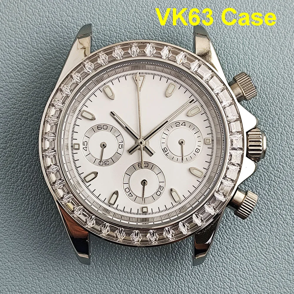 Новые мужские часы с зеленым светом и корпусом VK63, модификация часов с логотипом на заказ, подходит для аксессуаров для часов с механизмом VK63
Новые мужские часы с зеленым светом и корпусом VK63, модификация часов с логотипом на заказ, подходит для аксессуаров для часов с механизмом VK63