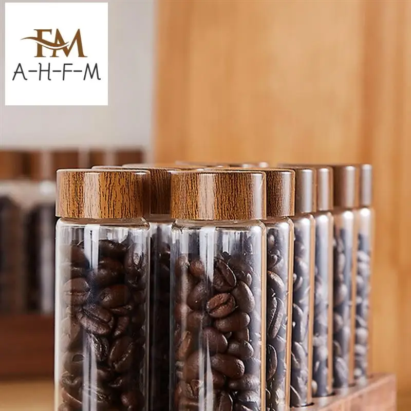 Single Dose Coffee Bean Storage Tubes Coffee Bean Cellar Wooden Display Stand And Funnel Espresso Accessories
Single Dose Coffee Bean Storage Tubes Coffee Bean Cellar Wooden Display Stand And Funnel Espresso Accessories