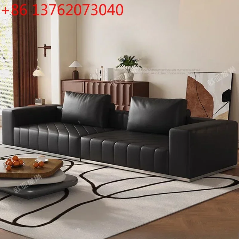 European Leather Electric Sofa Bed Nordic Luxury Villa Living Room Sofa Lazy Chaise Lounge Modular Home Furniture Sofa
European Leather Electric Sofa Bed Nordic Luxury Villa Living Room Sofa Lazy Chaise Lounge Modular Home Furniture Sofa