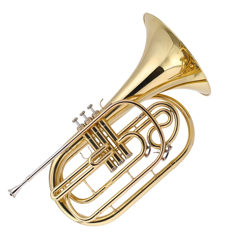 SEASOUND OEM Cheap High Quality Bb Gold Marching Instrument French Horn JYMFH6362
SEASOUND OEM Cheap High Quality Bb Gold Marching Instrument French Horn JYMFH6362