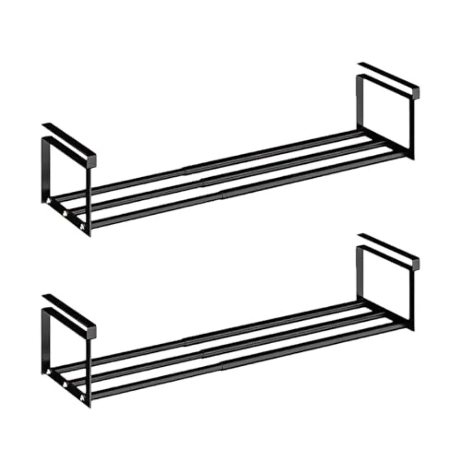Expandable Shoe Rack Organizer - Adjustable Shoe Rack and Under Cabinet Shelf - for Shoe or Clothing Storage and Organization,
Expandable Shoe Rack Organizer - Adjustable Shoe Rack and Under Cabinet Shelf - for Shoe or Clothing Storage and Organization,