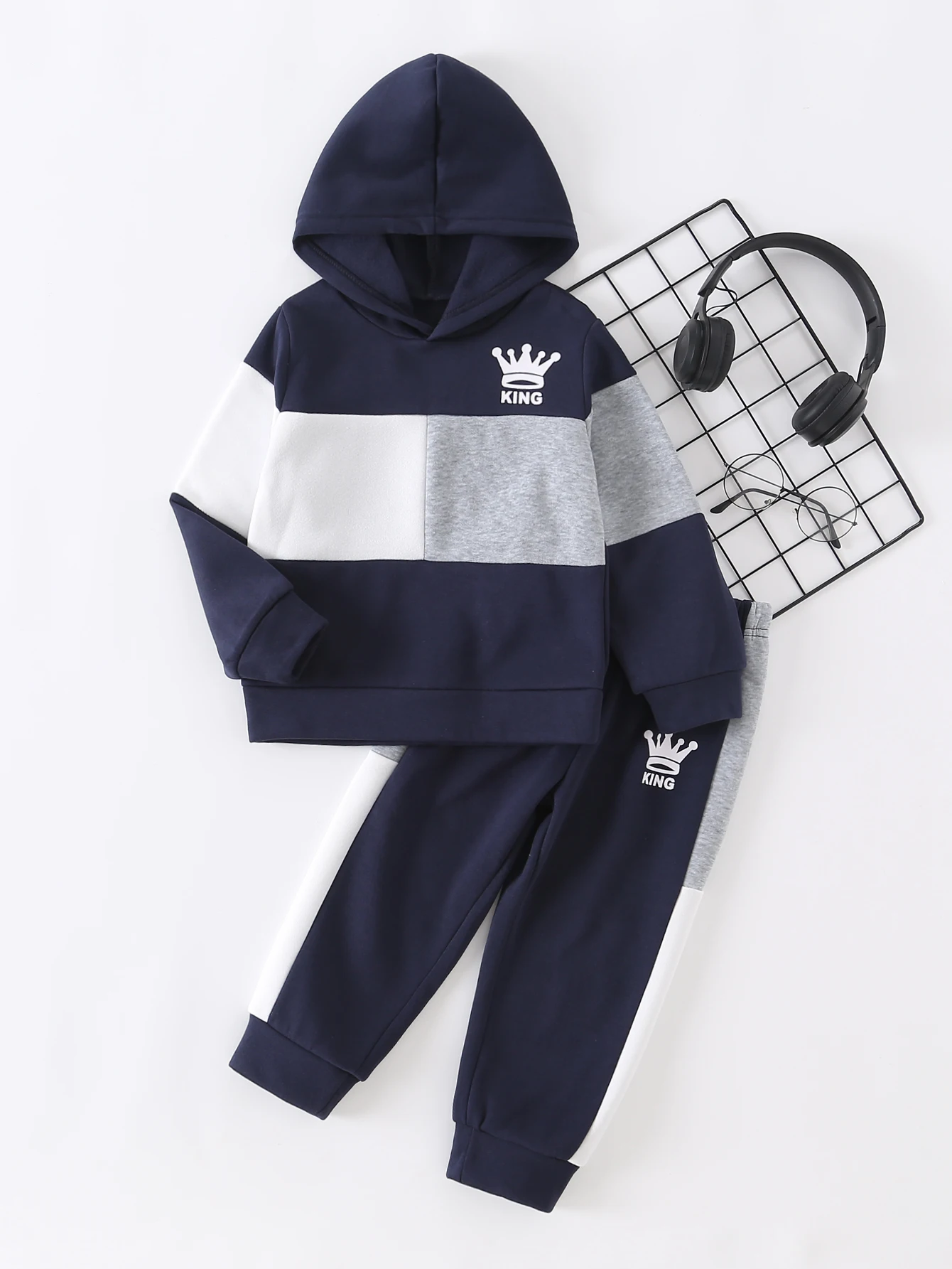 Boys Color Block Hoodie Pants Set Autumn Winter Casual Sportswear Comfort Playwear Children Fashion Outfit
Boys Color Block Hoodie Pants Set Autumn Winter Casual Sportswear Comfort Playwear Children Fashion Outfit