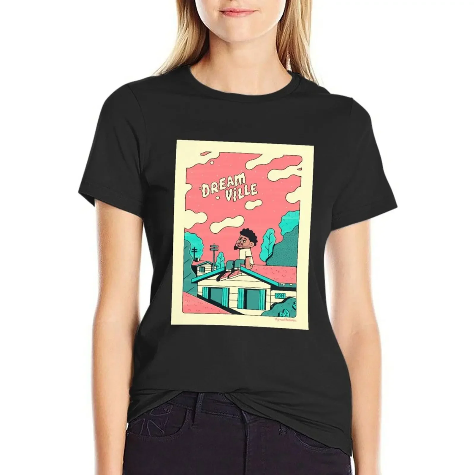 j l Dreamville T-Shirt new edition tees quick drying customs design your own korean Women's clothes
j l Dreamville T-Shirt new edition tees quick drying customs design your own korean Women's clothes