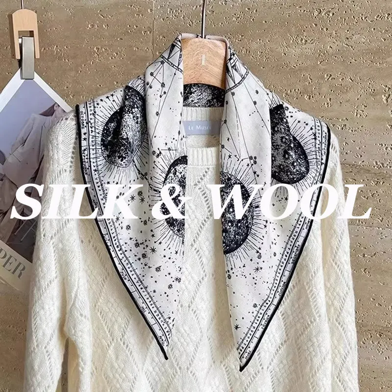 Мода 2025 года, 70% шерсть, 30% шелковый шарф для женщин, шали, платки, шарфы, квадратный женский хиджаб из пашмины, бандана, платок 62 см
Мода 2025 года, 70% шерсть, 30% шелковый шарф для женщин, шали, платки, шарфы, квадратный женский хиджаб из пашмины, бандана, платок 62 см