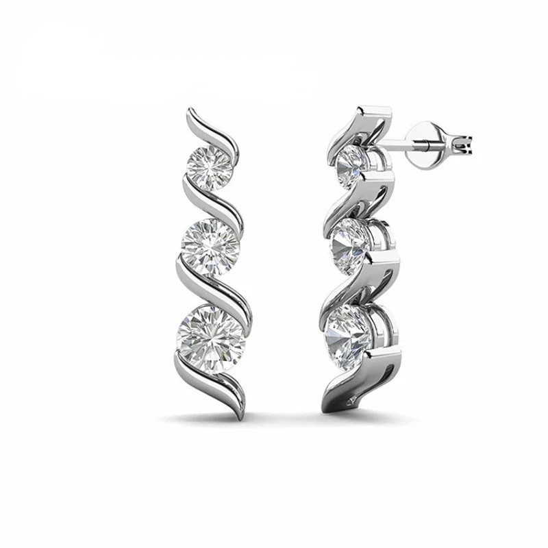 3.2 Ctw Moissanite Diamond Drop Earrings Round 925 Sterling Silver Women Cute Romantic Anniversarv Gift
3.2 Ctw Moissanite Diamond Drop Earrings Round 925 Sterling Silver Women Cute Romantic Anniversarv Gift