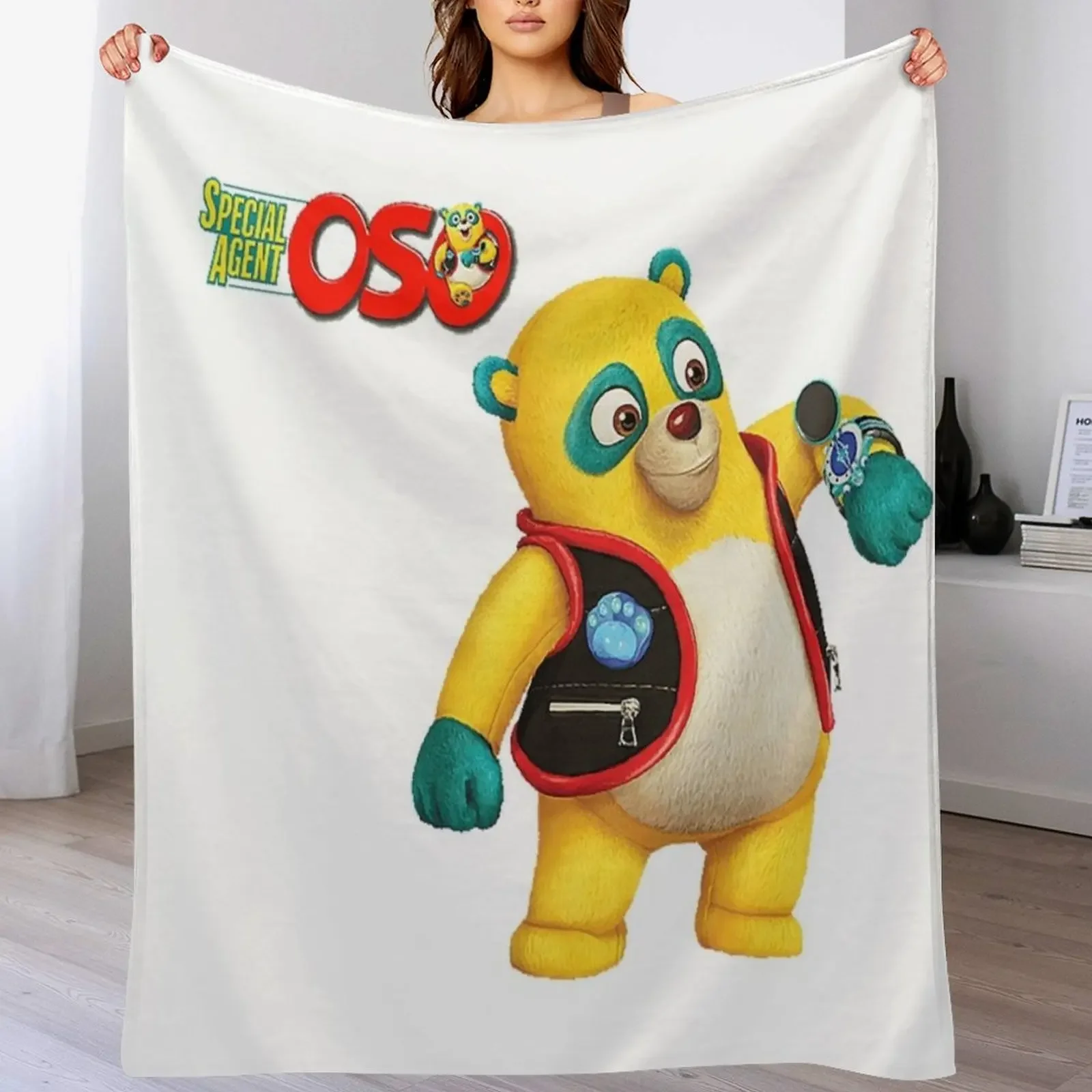 Special Agent Oso Throw Blanket Soft Comfort Blanket for Reading Watching TV
Special Agent Oso Throw Blanket Soft Comfort Blanket for Reading Watching TV