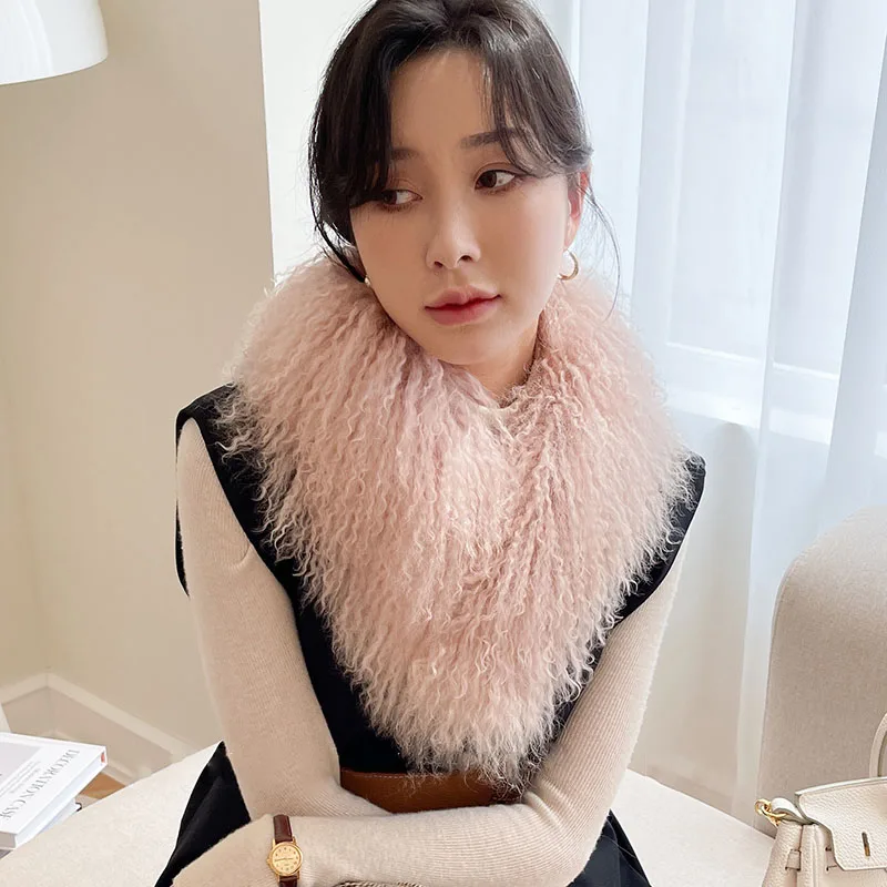 Real Mongolian Wool Fur Winter Collars Quality Fur Scarf Luxury Fashion WInter Jackets Hood Shael Female Neck Collar Wraps Decor
Real Mongolian Wool Fur Winter Collars Quality Fur Scarf Luxury Fashion WInter Jackets Hood Shael Female Neck Collar Wraps Decor