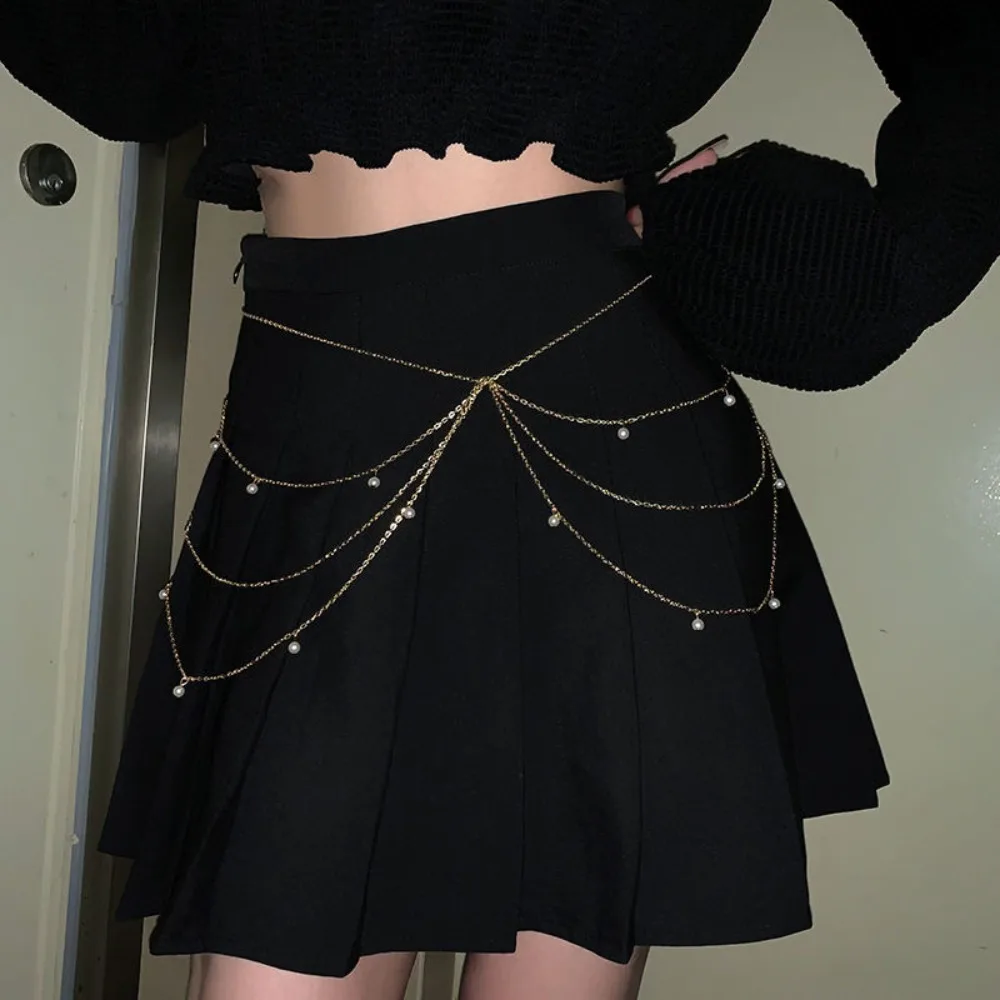 Fashion Elegant Multilayer Pearl Waist Chain Korean Style Butterfly Y2k Waistband Tassel All-match Sexy Body Chain Women
Fashion Elegant Multilayer Pearl Waist Chain Korean Style Butterfly Y2k Waistband Tassel All-match Sexy Body Chain Women