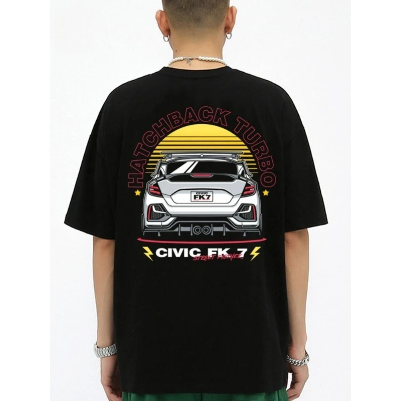 Мужская и женская футболка Honda Civic KF7 с короткими рукавами JDM Culture Civic Car Racing Мотоцикл Летний свободный топ для бездорожья
Мужская и женская футболка Honda Civic KF7 с короткими рукавами JDM Culture Civic Car Racing Мотоцикл Летний свободный топ для бездорожья