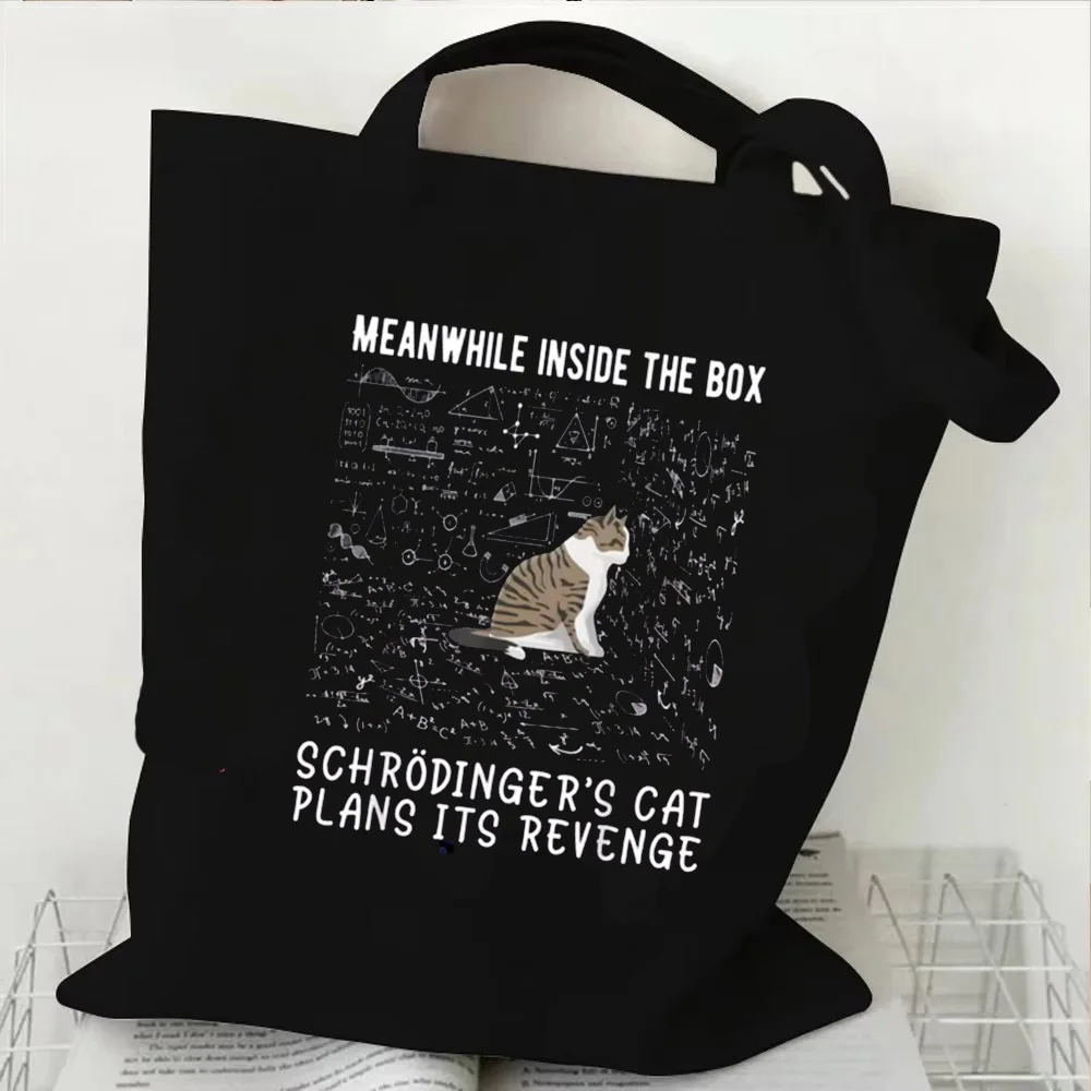 Funny Cat Escape Plan Science tote bag canvas personnalisable shopping sac cabas bolsas de tela woman
Funny Cat Escape Plan Science tote bag canvas personnalisable shopping sac cabas bolsas de tela woman