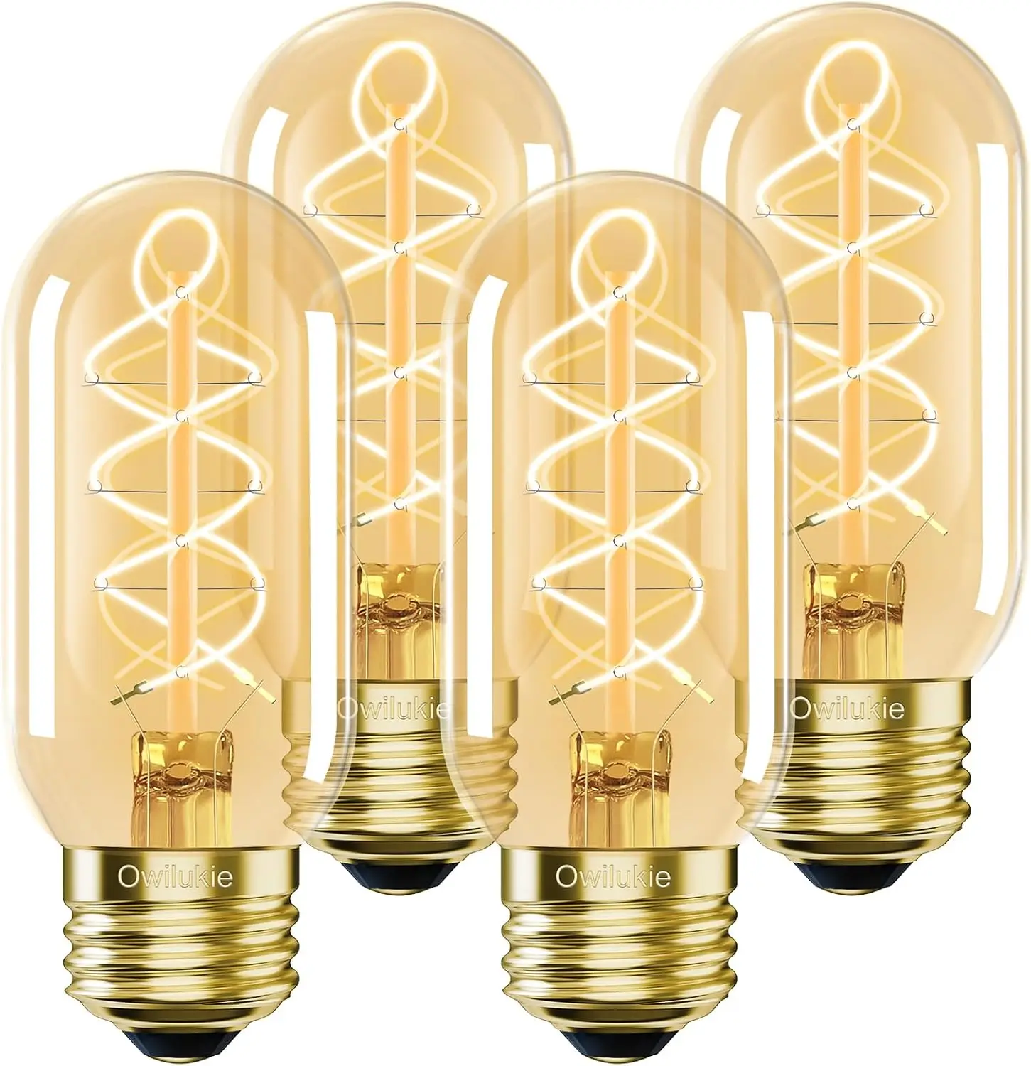 6W LED Edison Bulb, 60W Equivalent, Dimmable, 2700K Warm White, E26 Base, 500lm, CRI90+, Pack of 4
6W LED Edison Bulb, 60W Equivalent, Dimmable, 2700K Warm White, E26 Base, 500lm, CRI90+, Pack of 4