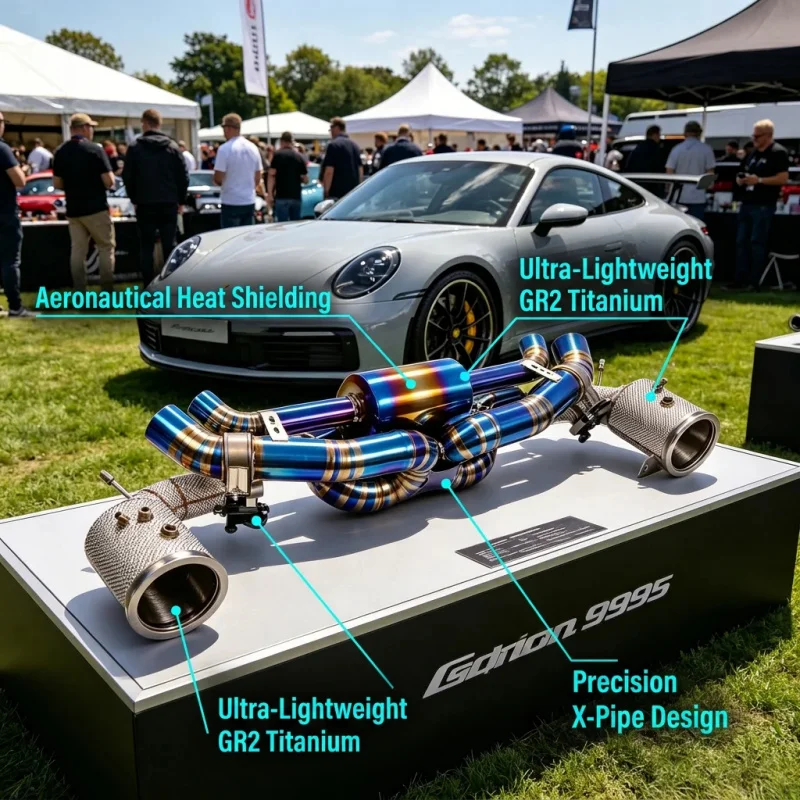 Titanium Valvetronic Exhaust Catback for Porsche 911 992 3.0T 3.8T Exhaust Pipes High Flow Doenpipe with Heat-shielded
Titanium Valvetronic Exhaust Catback for Porsche 911 992 3.0T 3.8T Exhaust Pipes High Flow Doenpipe with Heat-shielded