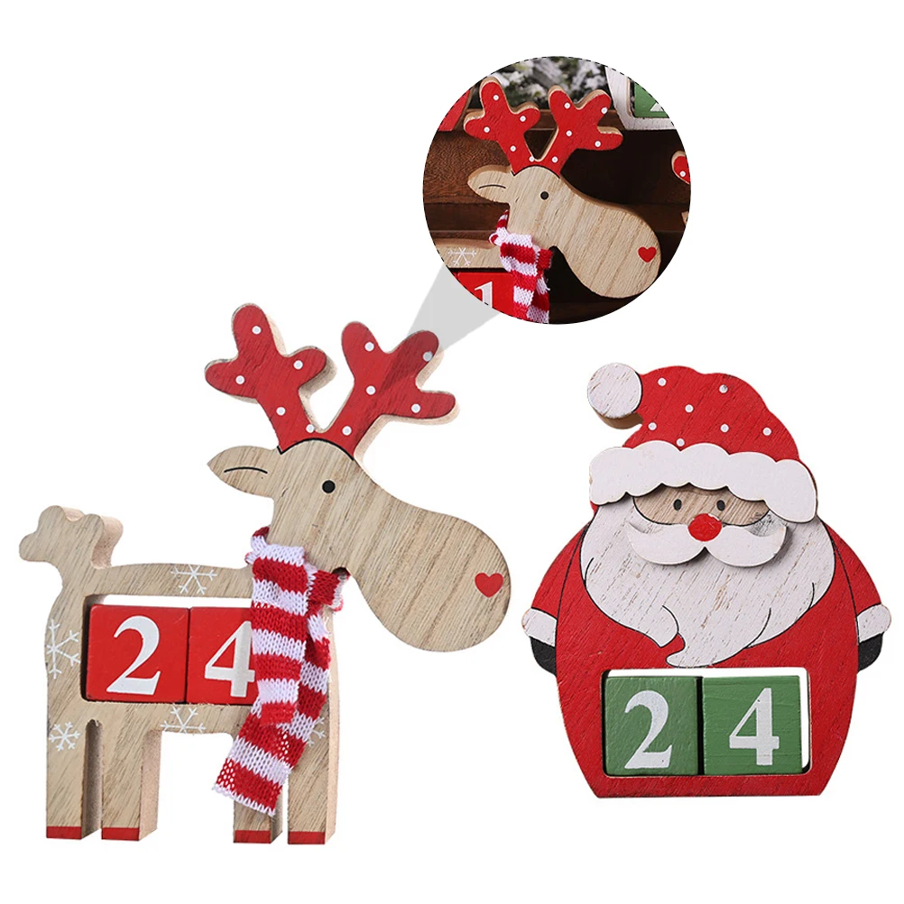 Creative Wooden Perpetual Calendar Smooth Reusable Desk Calendars Christmas Decorations Santa Elk Design Holiday Gifts Home
Creative Wooden Perpetual Calendar Smooth Reusable Desk Calendars Christmas Decorations Santa Elk Design Holiday Gifts Home