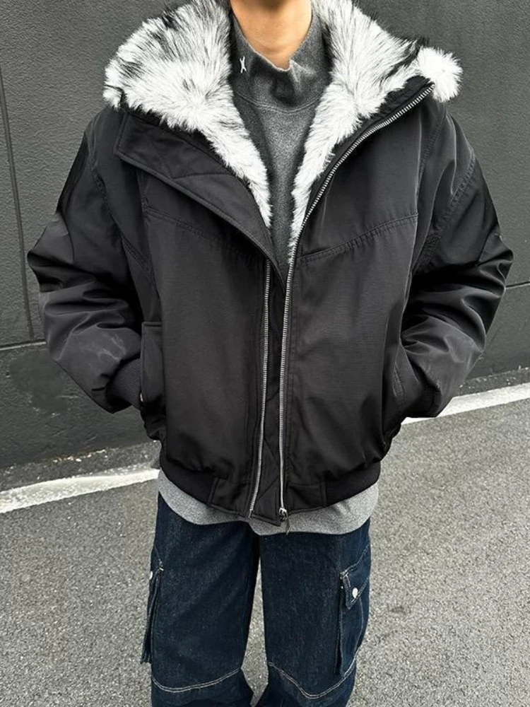 Зимние мужские парки с мехом из искусственного меха Y2K, пальто, винтажная толстая свободная повседневная верхняя одежда, дизайн субкультуры, готические толстовки в стиле Харадзюку
Зимние мужские парки с мехом из искусственного меха Y2K, пальто, винтажная толстая свободная повседневная верхняя одежда, дизайн субкультуры, готические толстовки в стиле Харадзюку