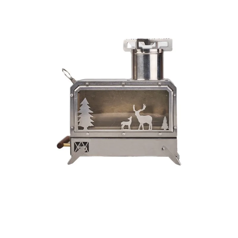 Outdoor firewood stove Portable ultra-lightweight foldable multi-purpose camping equipment Incinerator Stainless steel water sto
Outdoor firewood stove Portable ultra-lightweight foldable multi-purpose camping equipment Incinerator Stainless steel water sto