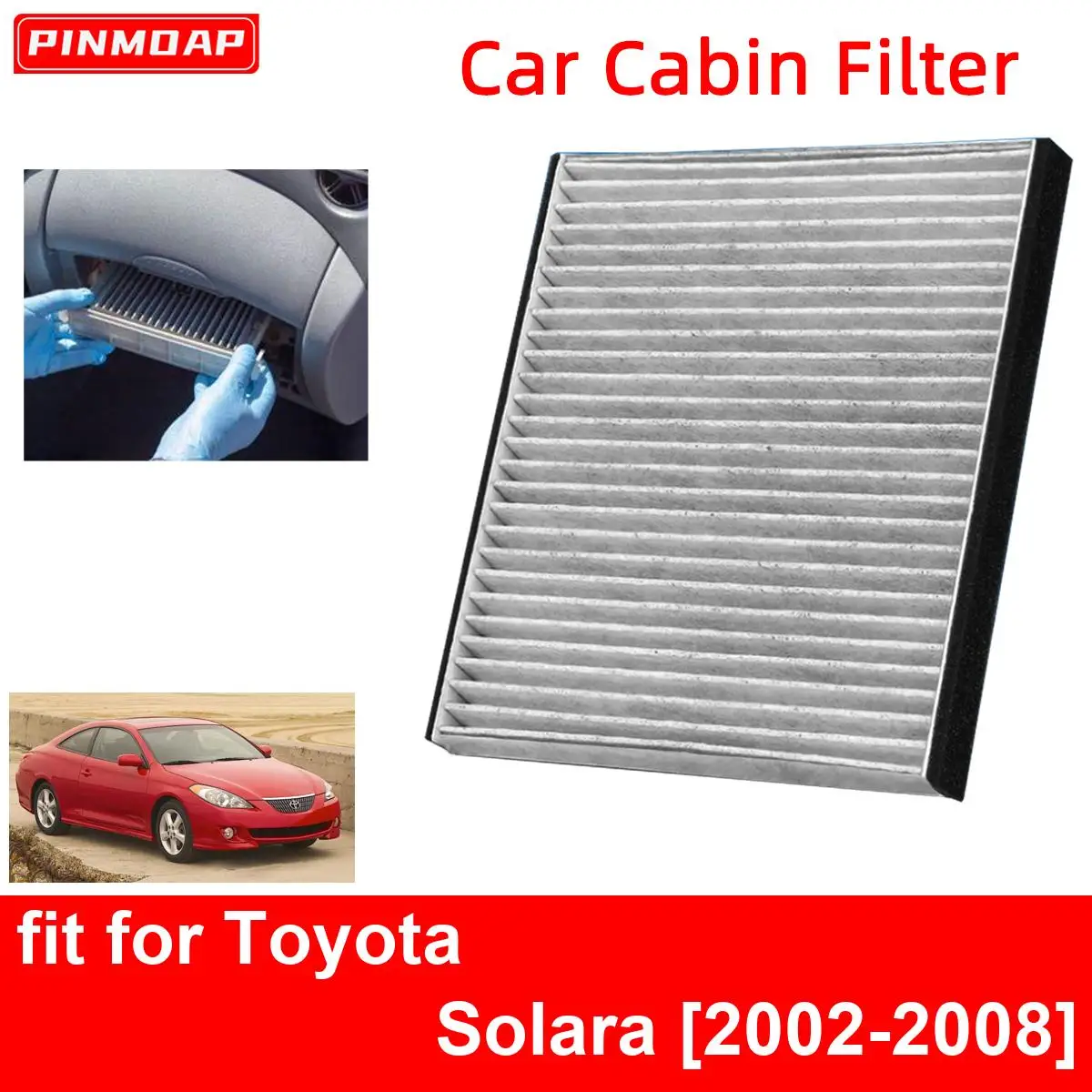 Аксессуары для Toyota Solara 2002-2008, автомобильные фильтры из углеродного волокна CF10132 87139-06030 87139-32010 87139-YZZ05
Аксессуары для Toyota Solara 2002-2008, автомобильные фильтры из углеродного волокна CF10132 87139-06030 87139-32010 87139-YZZ05