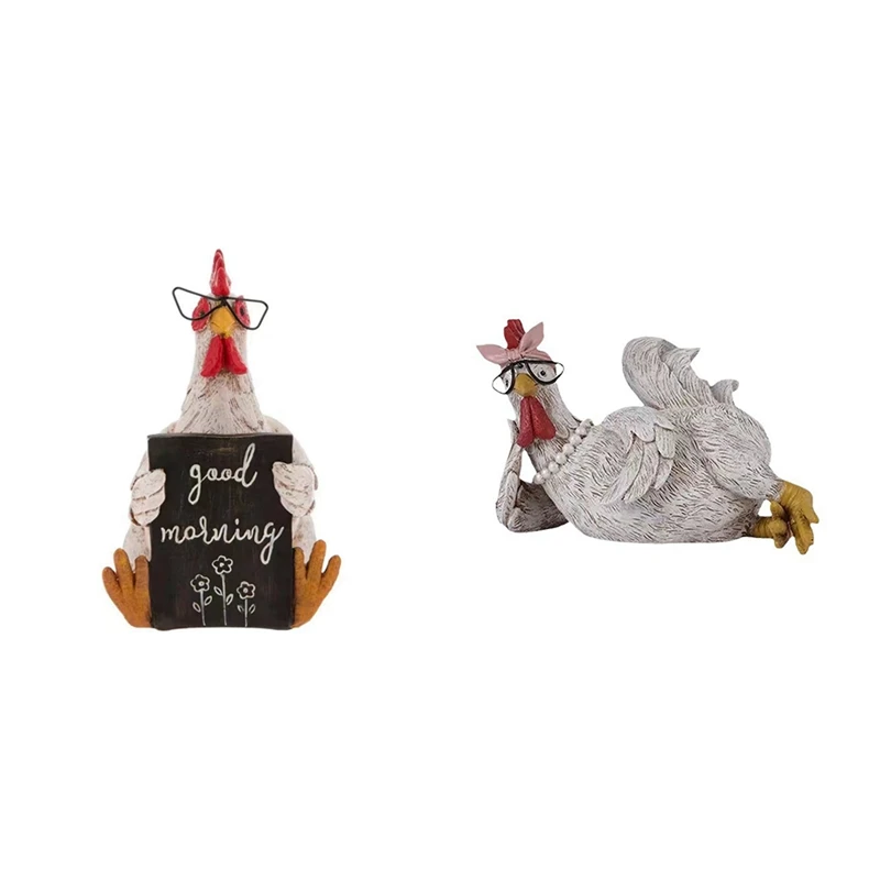 L81A 2025-Funny Rooster Hen Resin Status Desktop Home Cute Rooster Hens Figurines Ornament Garden Accessories Gifts
L81A 2025-Funny Rooster Hen Resin Status Desktop Home Cute Rooster Hens Figurines Ornament Garden Accessories Gifts