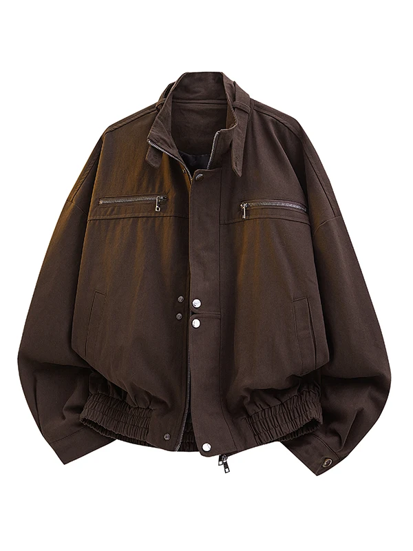 Ретро-куртка в американском стиле для мужчин: рабочая, повседневная, мотоциклетная, с воротником-стойкой, свободного кроя, молодежная, на каждый день, модная верхняя одежда
Ретро-куртка в американском стиле для мужчин: рабочая, повседневная, мотоциклетная, с воротником-стойкой, свободного кроя, молодежная, на каждый день, модная верхняя одежда