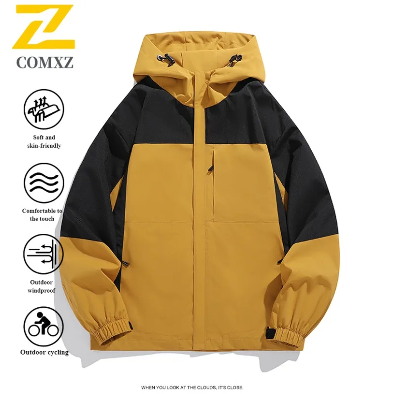 EIAO Mountain Workwear Waterproof Windbreaker Jacket Mens Outdoor Hiking Coat Casual Techwear Lightweight Breathable Rainproof
EIAO Mountain Workwear Waterproof Windbreaker Jacket Mens Outdoor Hiking Coat Casual Techwear Lightweight Breathable Rainproof
