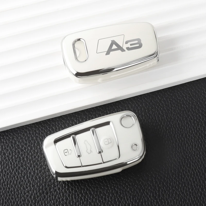 Soft TPU Car Key Case Cover Protector Shell for Audi A3 8P 8V 8L S3 RS3 Custom Logo Auto Key Bag Keychain Fob Auto Accessories
Soft TPU Car Key Case Cover Protector Shell for Audi A3 8P 8V 8L S3 RS3 Custom Logo Auto Key Bag Keychain Fob Auto Accessories