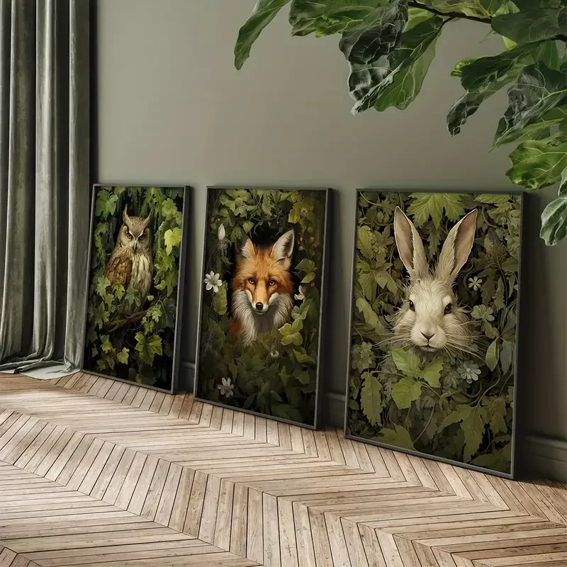Magical Forest Animals Owls Rabbits Foxes Witches Art Posters Vintage Autumn/Winter Wall Art Bedroom Kitchen Ideal Gifts
Magical Forest Animals Owls Rabbits Foxes Witches Art Posters Vintage Autumn/Winter Wall Art Bedroom Kitchen Ideal Gifts
