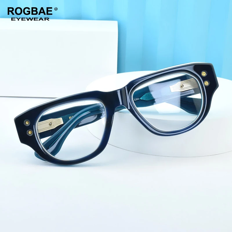 ROGBAE Brand Glasses Frame for Men R2905 Vintage Fashion big face Eyeglasses Frames Retro Eyewear Acetate Spectacle women
ROGBAE Brand Glasses Frame for Men R2905 Vintage Fashion big face Eyeglasses Frames Retro Eyewear Acetate Spectacle women