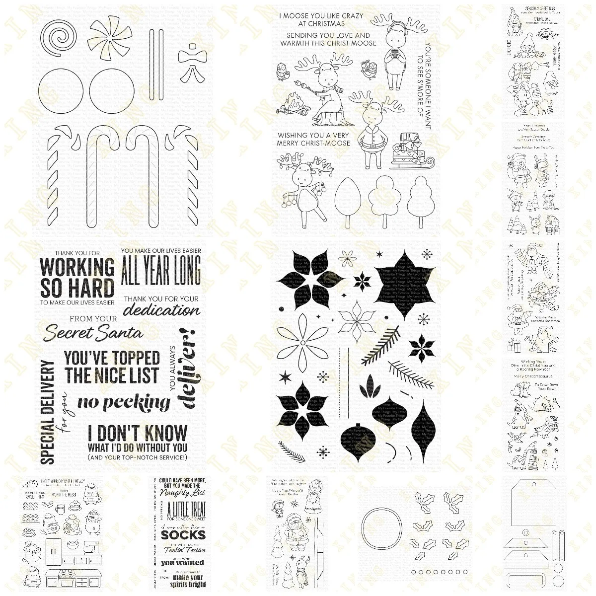 Merry Christmas Holiday Wishes Stars Metal Cutting Dies stamps DIY Scrapbooking Card Stencil Paper Cards Handmade Album Stamps
Merry Christmas Holiday Wishes Stars Metal Cutting Dies stamps DIY Scrapbooking Card Stencil Paper Cards Handmade Album Stamps