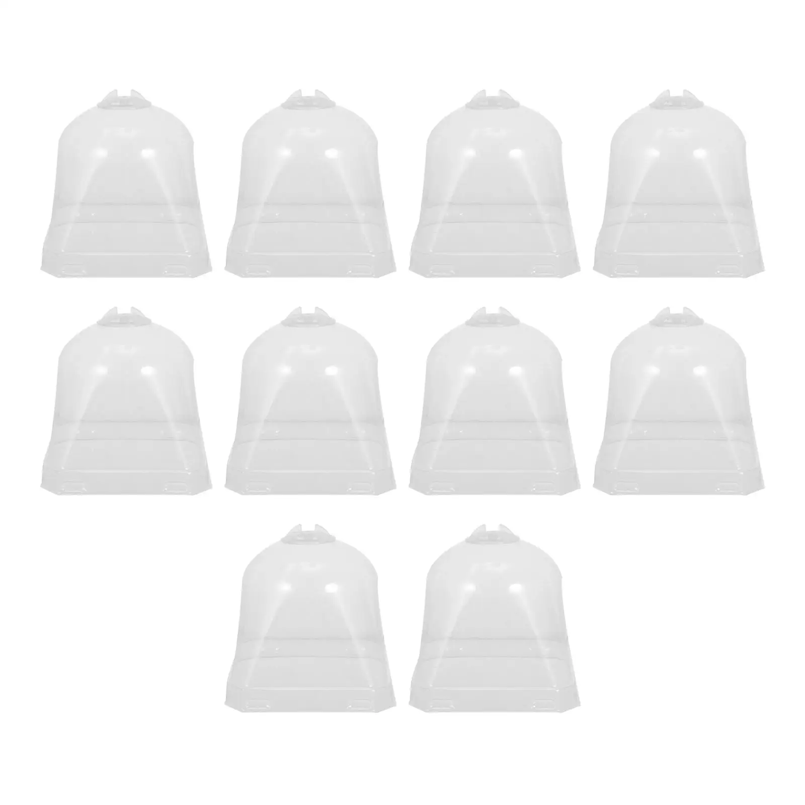10pcs Square Seedling Pot Covers 7x7cm Thickened Plastic Dome Plant Growth Greenhouse Moisture Protector Anti Freezing Suitable
10pcs Square Seedling Pot Covers 7x7cm Thickened Plastic Dome Plant Growth Greenhouse Moisture Protector Anti Freezing Suitable