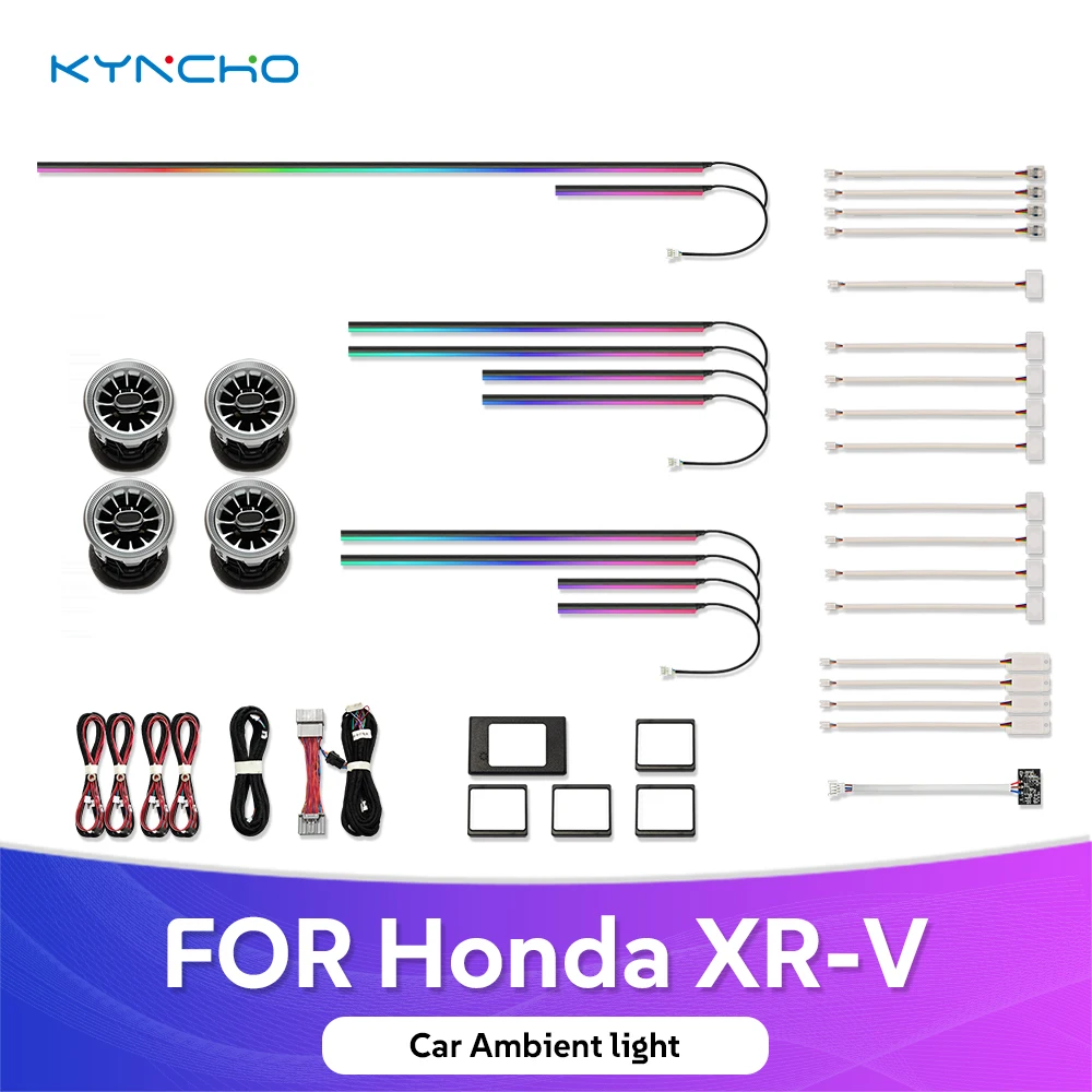 KYNCHO for Honda XRV 2015 2022 LED Car Atmosphere Light Symphony Iridescent Car Ambient Light LED Automotive Ambient Lighting
KYNCHO for Honda XRV 2015 2022 LED Car Atmosphere Light Symphony Iridescent Car Ambient Light LED Automotive Ambient Lighting