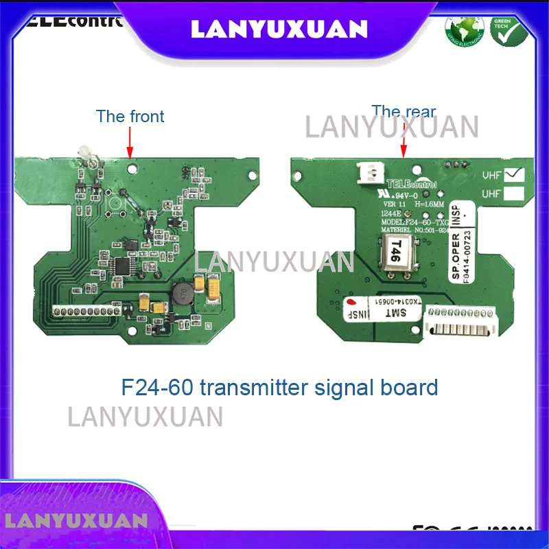 2026 Telecontrol Telecrane transmitter frequency board VHF for joystick radio remote control F24-60
2026 Telecontrol Telecrane transmitter frequency board VHF for joystick radio remote control F24-60