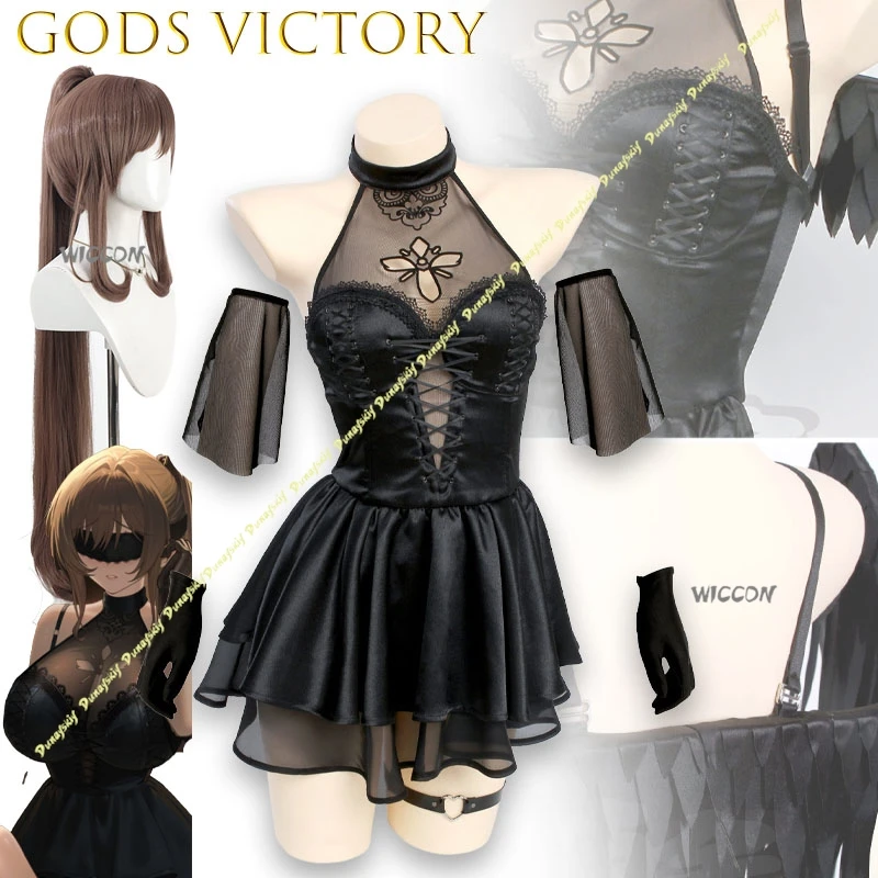 Noir Devil Rabbit Gothic Lolita Angel Halloween Party Sexy Jirai Kei Angel Black Babydoll Dress Uniform Suit Cosplay Costumes
Noir Devil Rabbit Gothic Lolita Angel Halloween Party Sexy Jirai Kei Angel Black Babydoll Dress Uniform Suit Cosplay Costumes