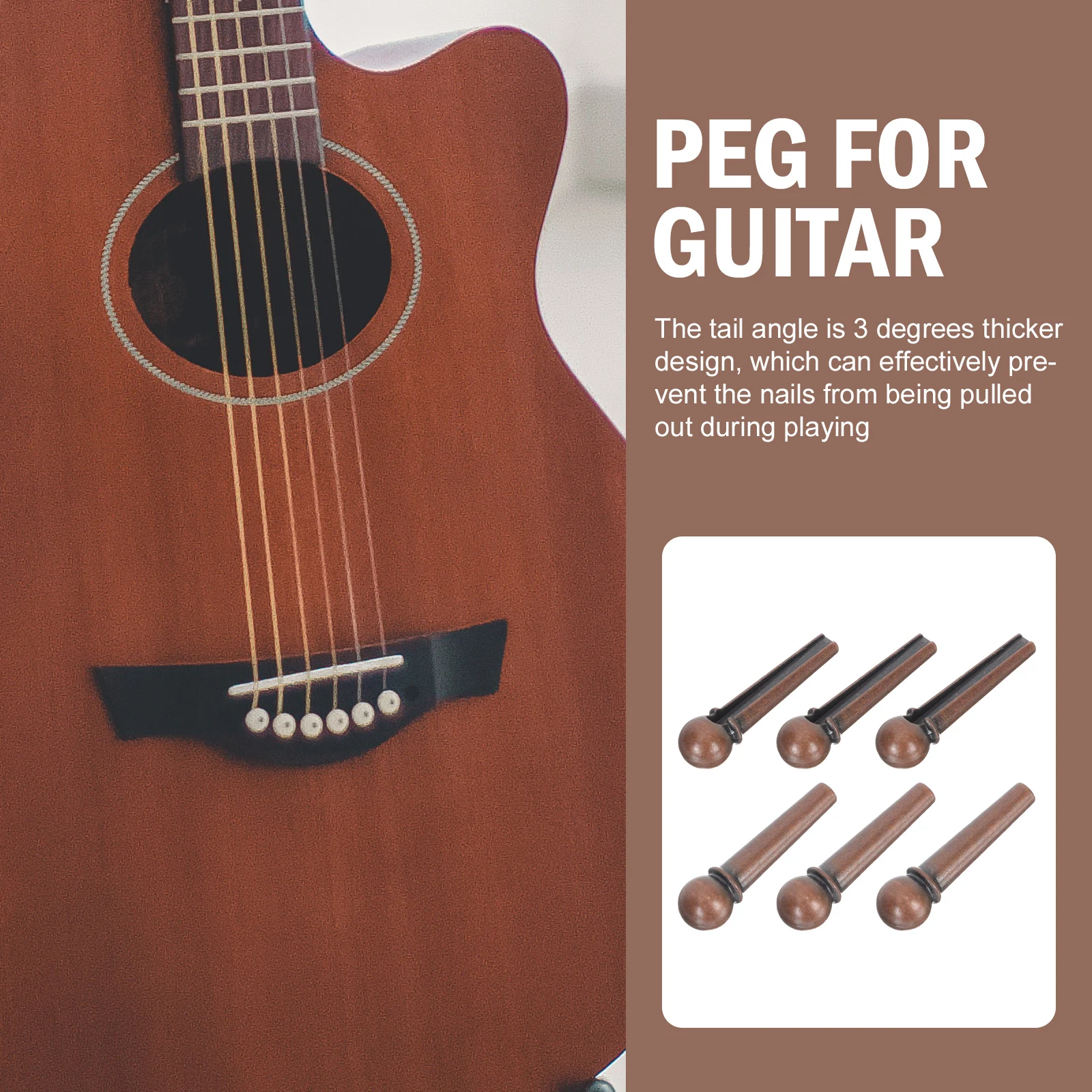 Acoustic Guitar String Nail String Pin for Guitar Simple String Nail for Guitar Creative Pin Guitar String Fixing Nail
Acoustic Guitar String Nail String Pin for Guitar Simple String Nail for Guitar Creative Pin Guitar String Fixing Nail