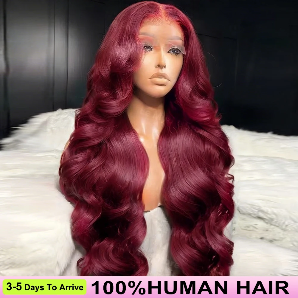 Burgundy 13X6 Hd Lace Frontal Human Hair Wig 40 50 Inch 200 Density Dark Red Body Wave Lace Front Wigs 13X7 100% Human Hair Wig
Burgundy 13X6 Hd Lace Frontal Human Hair Wig 40 50 Inch 200 Density Dark Red Body Wave Lace Front Wigs 13X7 100% Human Hair Wig