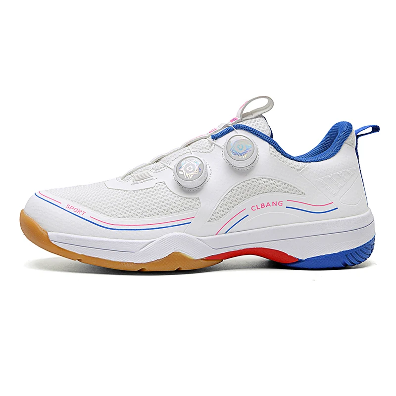 New Double Rotating Buckle Badminton Shoes | Precise Wrapping System | Anti slip and Wear resistant | Cushioning Protection | Me
New Double Rotating Buckle Badminton Shoes | Precise Wrapping System | Anti slip and Wear resistant | Cushioning Protection | Me
