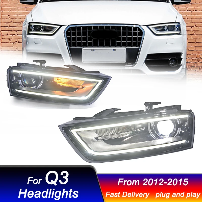 Стайлинг автомобиля фары для Audi Q3 2012-2015 в высокий стиль полностью светодиодные DRL динамические сигнальные фары биксеноновые фары в сборе
Стайлинг автомобиля фары для Audi Q3 2012-2015 в высокий стиль полностью светодиодные DRL динамические сигнальные фары биксеноновые фары в сборе