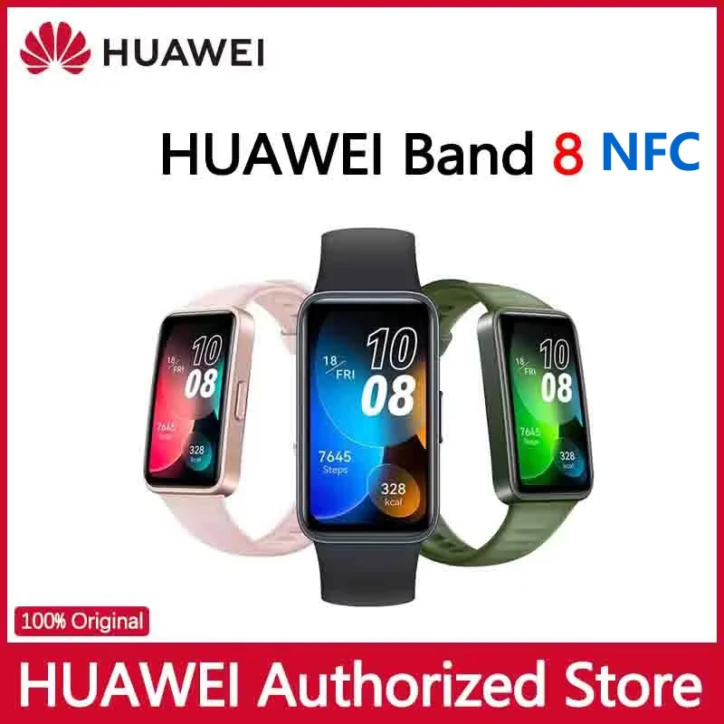 Original Huawei Band 8 NFC smartwatch,8.99 mmThickness,Automatic SpO2 Monitor Smart Watch,1.47" AMOLED,Heart Rate Monitor
Original Huawei Band 8 NFC smartwatch,8.99 mmThickness,Automatic SpO2 Monitor Smart Watch,1.47" AMOLED,Heart Rate Monitor