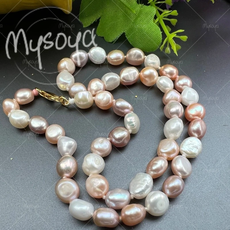 MYSOYA 6-7mm Colored Baroque Freshwater Pearl Necklace for Daughter, Suitable for Daily/ Wedding/ Mother's Day Gift A0531
MYSOYA 6-7mm Colored Baroque Freshwater Pearl Necklace for Daughter, Suitable for Daily/ Wedding/ Mother's Day Gift A0531