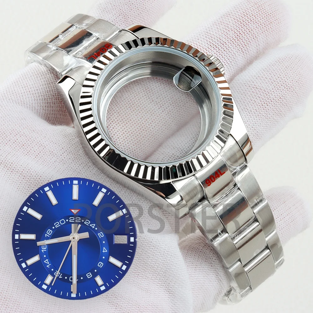 39mm/36mm Watch Case with 28.5MM Green Luminous Dial For DATEJUST NH35 NH36 Movement Sapphire glass Stainless Steel Case Strap
39mm/36mm Watch Case with 28.5MM Green Luminous Dial For DATEJUST NH35 NH36 Movement Sapphire glass Stainless Steel Case Strap