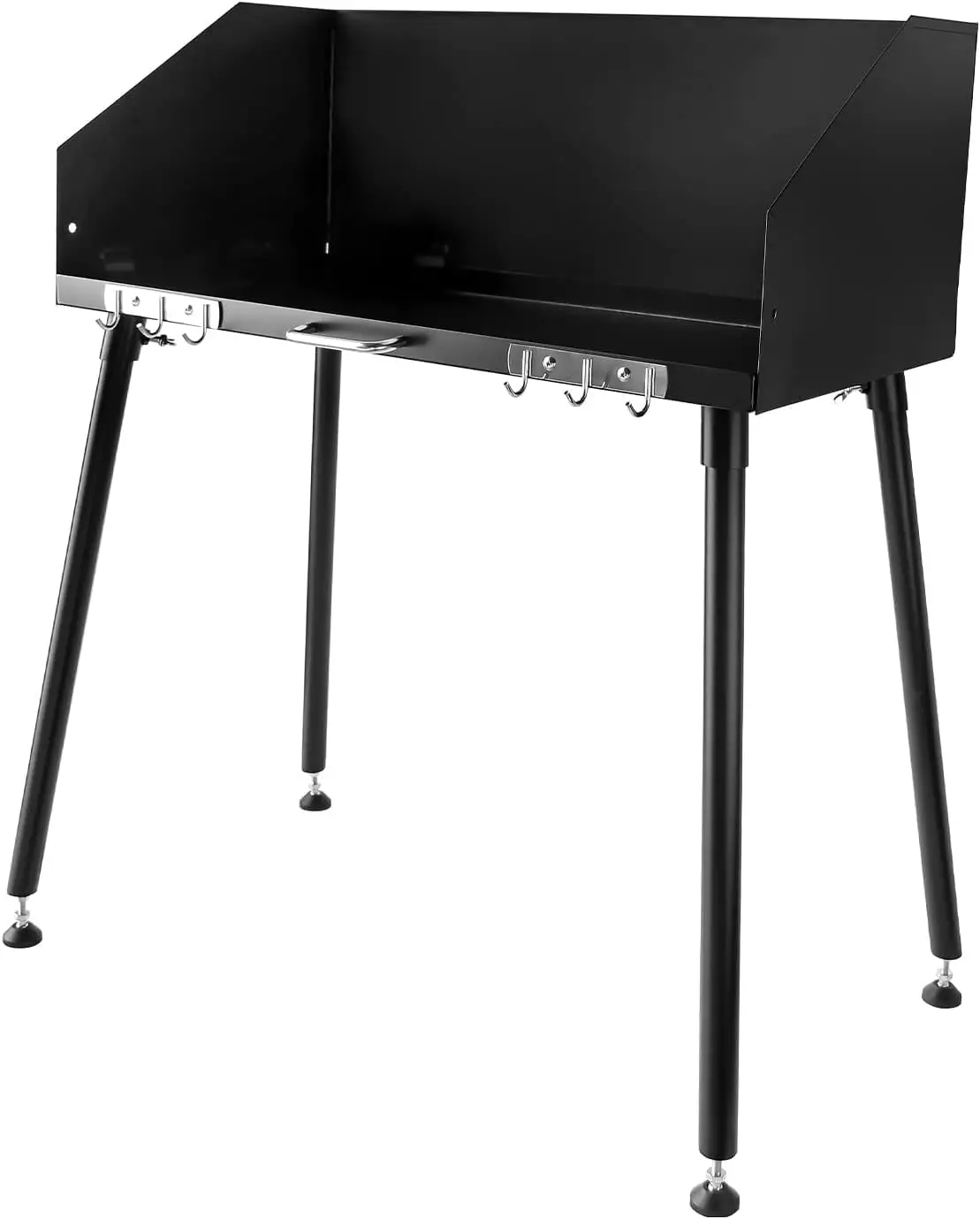 30 x 16 Inch Dutch Oven Table Carbon Steel Camp Cooking Table with Three-sided Windscreen and Four Legs for Food Preparation and
30 x 16 Inch Dutch Oven Table Carbon Steel Camp Cooking Table with Three-sided Windscreen and Four Legs for Food Preparation and
