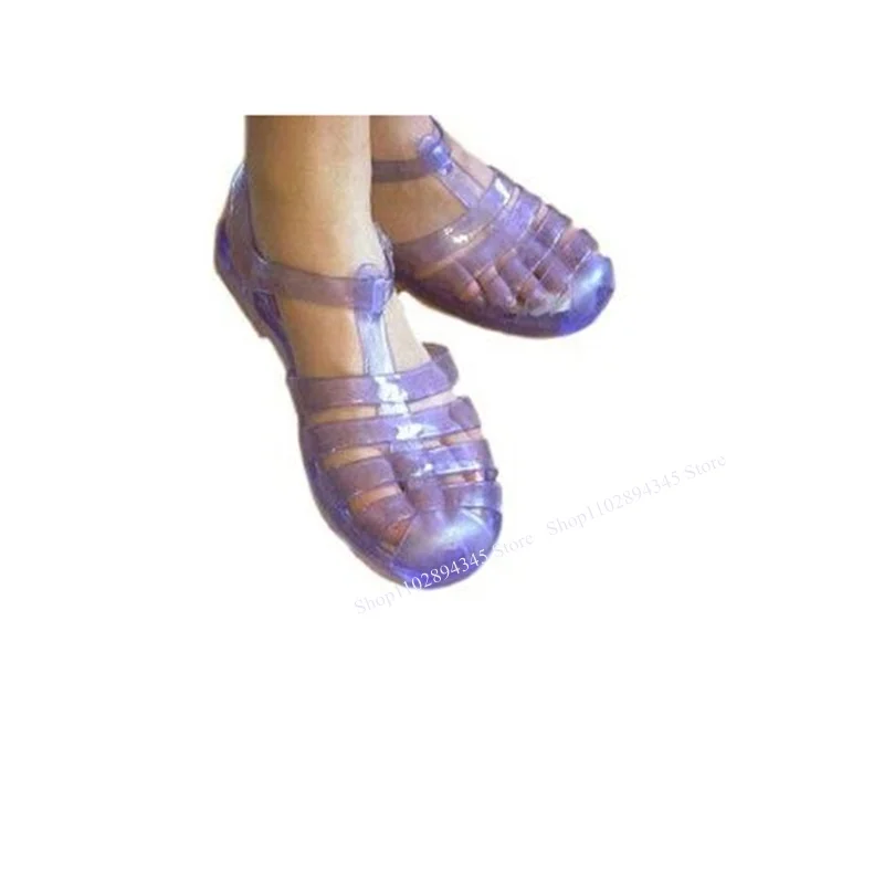 Purple Hollow Buckle Sandals Flattie Shallow Round Toe Fashionable Sexy Cool Winter Big Size Woman Shoes Zapatillas Mujer
Purple Hollow Buckle Sandals Flattie Shallow Round Toe Fashionable Sexy Cool Winter Big Size Woman Shoes Zapatillas Mujer
