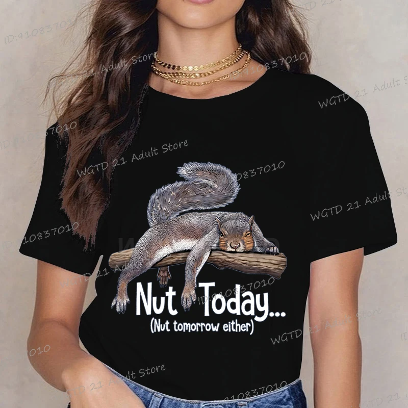 Nut Today T-shirt Funny Squirrel Men Women Y2K Tops Short Sleeve Polyester T Shirt Fashion Animal Harajuku Squirrel Streetwear
Nut Today T-shirt Funny Squirrel Men Women Y2K Tops Short Sleeve Polyester T Shirt Fashion Animal Harajuku Squirrel Streetwear